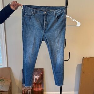 Old Navy Women's Straight Leg Jeans - Blue